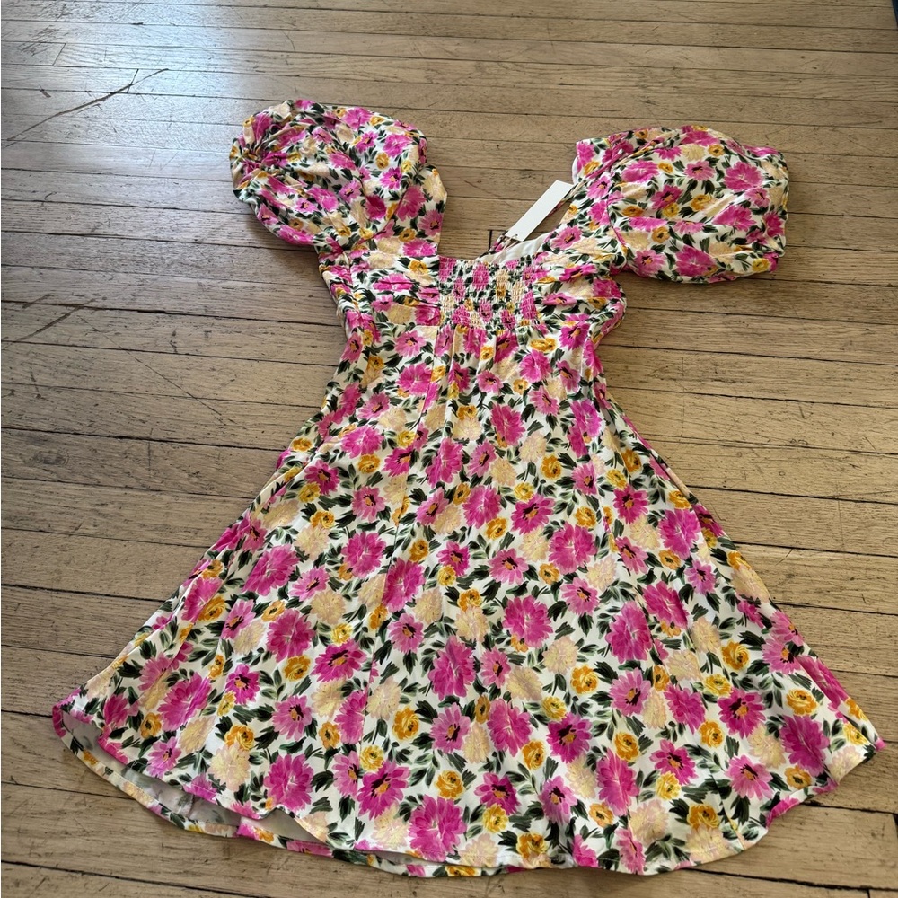 NWT For love & lemons Sasha mini dress - Picture 3 of 10